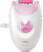 Braun Silk-epil 3-000 Preciziós Epilátor - Fehér / Rózsaszín