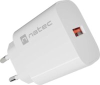 Natec NUC-2392 Ribera USB-A Hálózati Töltő Adapter 18W - Fehér