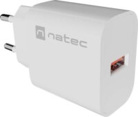 Natec NUC-2392 Ribera USB-A Hálózati Töltő Adapter 18W - Fehér