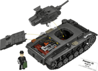 Cobi Panzer III Ausf.H Tank 963 darabos építőjáték