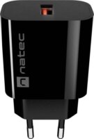 Natec NUC-2393 Ribera USB-A Hálózati Töltő Adapter 18W - Fekete