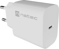 Natec NUC-2394 Ribera USB-C Hálózati Töltő Adapter 20W - Fehér