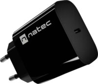 Natec NUC-2395 Ribera USB-C Hálózati Töltő Adapter 20W - Fekete