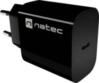 Natec NUC-2395 Ribera USB-C Hálózati Töltő Adapter 20W - Fekete