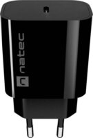 Natec NUC-2395 Ribera USB-C Hálózati Töltő Adapter 20W - Fekete