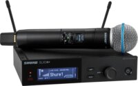 Shure SLXD24+/B58 Vezeték Nélküli Dinamikus Színpadi Mikrofonrendszer Beta 58A Kapszulával - Fekete