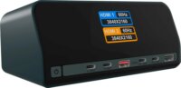 ICY BOX IB-DK2300-CH Univerzális USB-C Laptop Dokkoló Állomás LCD Kijelzővel 100 Watt