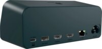 ICY BOX IB-DK2300-CH Univerzális USB-C Laptop Dokkoló Állomás LCD Kijelzővel 100 Watt