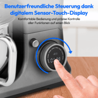 Medion MD18420 LIFE Konyhai robotgép 5L 1200 Watt - Ezüst