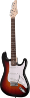 Arrow Tonecaster ST 111 Klasszikus Elektromos Gitár - Barna / Fehér