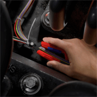 Knipex Slim Knips Oldalvágó Csípőfogó 150mm - Piros/Kék