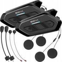 Sena Spider RT1 Motoros Kommunikációs rendszer 2000m - fekete (2db / csomag)