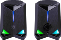 Defender Rocket 2.0 LED PC hangszóró 6 Watt 2db - Fekete