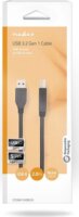 Nedis CCGB61100BK20 USB-A 3.2 Gen 1 - USB-B Összekötő Kábel 2m - Fekete