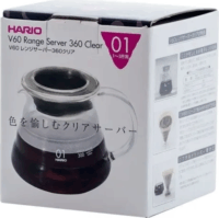 Hario Range Server V60-01 Hőálló Üvegkanna 0,36L - Átlátszó