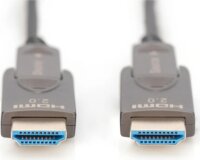Digitus AK-330127-150-S HDMI - Micro HDMI 4K UHD AOC Optikai Kábel 15m - Fekete
