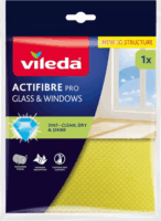 Vileda Actifibre Pro Mikroszálas törlőkendő ablakhoz 36 × 32 cm - Sárga