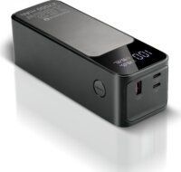 EverActive EB-27Q Powerbank 27000mAh 162,5W LCD Kijelzővel - Fekete