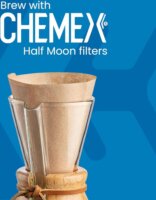 Chemex Classic Series 3 személyes Üveg Filteres Kávéfőző - Átlátszó