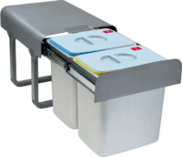 Teka ECO EASY 45 Beépíthető Műanyag szelektív szemetes 2 x15L - Szürke