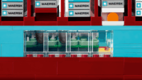 LEGO 40955 - Vegyes üzemű Maersk konténerhajó