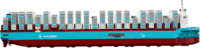 LEGO 40955 - Vegyes üzemű Maersk konténerhajó