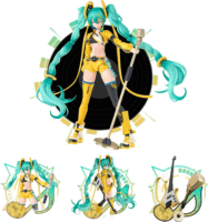 Blokees Fantastic Edition - Hatsune Miku Vivid Echoes műanyag figura