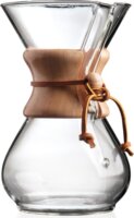 Chemex Classic Series 6 személyes Üveg Filteres Kávéfőző - Átlátszó