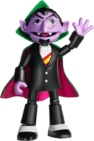 Blokees PreCool Szezám utca S1 - Count Von Count figura