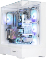 Zalman P40 Prism plus Midi Torony Számítógépház + 4db 120mm ventilátor - Fehér