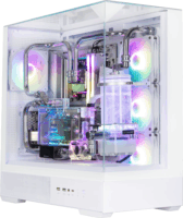 Zalman P40 Prism plus Midi Torony Számítógépház + 4db 120mm ventilátor - Fehér