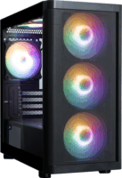 Zalman M4 SE Mini Torony Számítógépház + 6db 120mm ventilátor - Fekete