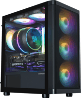 Zalman M4 SE Mini Torony Számítógépház + 6db 120mm ventilátor - Fekete