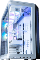 Zalman P60 Midi Torony Számítógépház + 5db 120mm ventilátor - Fehér