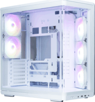 Zalman P60 Midi Torony Számítógépház + 5db 120mm ventilátor - Fehér