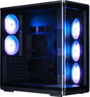 Zalman P60 Midi Torony Számítógépház + 5db 120mm ventilátor - Fekete