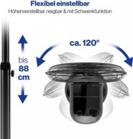 ProfiCare PC-VL 3064 MS Álló ventilátor légtisztító funkcióval Ø 40cm - Fekete