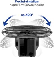 ProfiCare PC-VL 3063 M Asztali ventilátor Ø 30cm - Fekete
