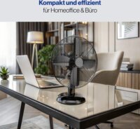 ProfiCare PC-VL 3063 M Asztali ventilátor Ø 30cm - Fekete