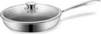 Maestro MR-1216 Sütőserpenyő Üveg fedéllel 28cm - Inox