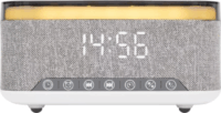 Home LTCR06 LED ébresztőóra Multimédia lejátszóval - Fehér / Szürke