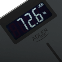 Adler AD 8194s STRIPES USB Digitális személymérleg Max 180kg - Fekete