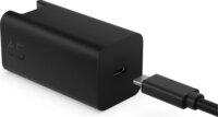 HP C90CKUT#ABB USB-C GaN Hálózati Gyorstöltő Adapter 65W + USB-C Kábel - Fekete