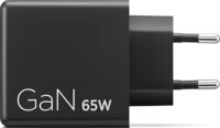 Lenovo G0A6065BEU GaN 2x USB-C Hálozati Gyorstöltő Adapter 65W + USB-C Kábel 1.5m - Fekete