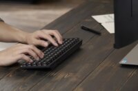 Asus ProArt KD300 Tri-Mode Wireless Mechanikus RGB Billentyűzet US - Fekete