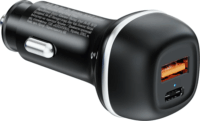 Colorway CW-CHA067PD-BK USB-C (PD) + USB-A 3.0 Autós Gyorstöltő 63W - Fekete