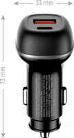 Colorway CW-CHA068PD-BK USB-C (PD) + USB-A 3.0 Autós Gyorstöltő 83W - Fekete