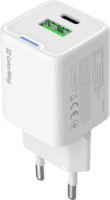 Colorway CW-CHS062PD-WT GaN Mini USB-C / USB-A Hálózati Töltő Adapter 20W - Fehér