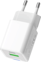 Colorway CW-CHS062PD-WT GaN Mini USB-C / USB-A Hálózati Töltő Adapter 20W - Fehér