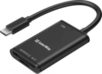 Colorway CW-CR-02 USB-C - USB 3.0 Külső Kártyaolvasó - Fekete